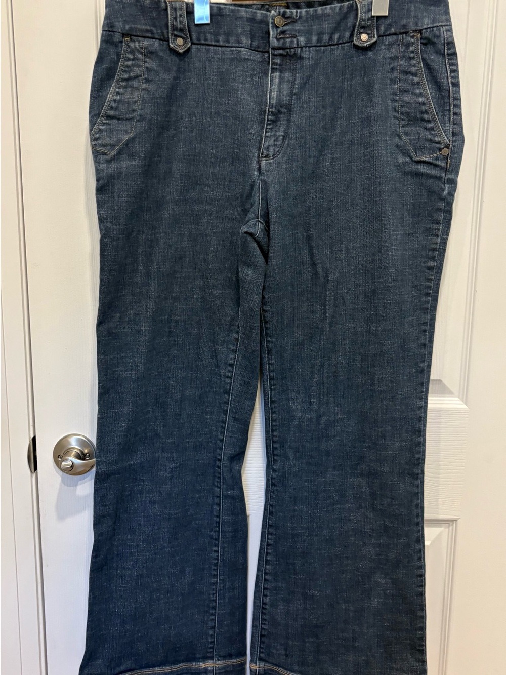 Eddie Bauer Women's Dark Blue Denim Jeans #1196